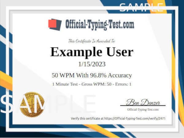 Prove Your Typing Skills With a Typing Test Certificate